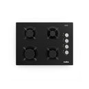 Cubierta Mabe 60Cm 4 Puestos de 110V Gas Natural Negro PM6046V0