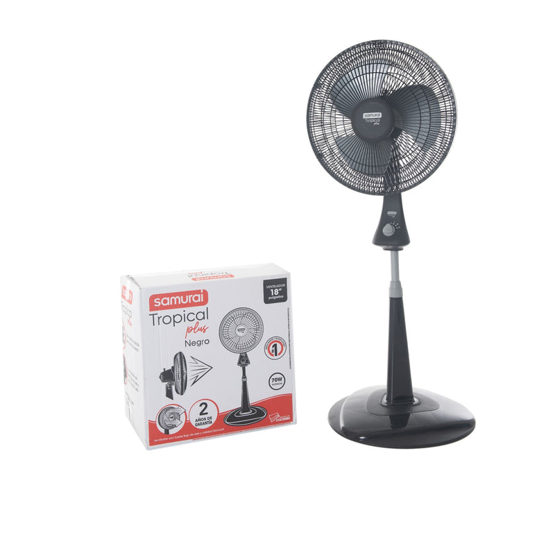 Ventilador Tropical Plus Negro VE2312I0