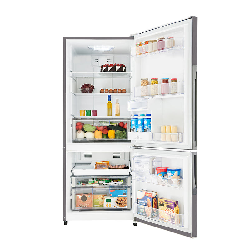 Nevera Bottom Freezer de 542 Litros Color Inox