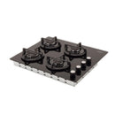 Cubierta Haceb 60x51 cm 4 Puestos Gas Propano Negro 9003425