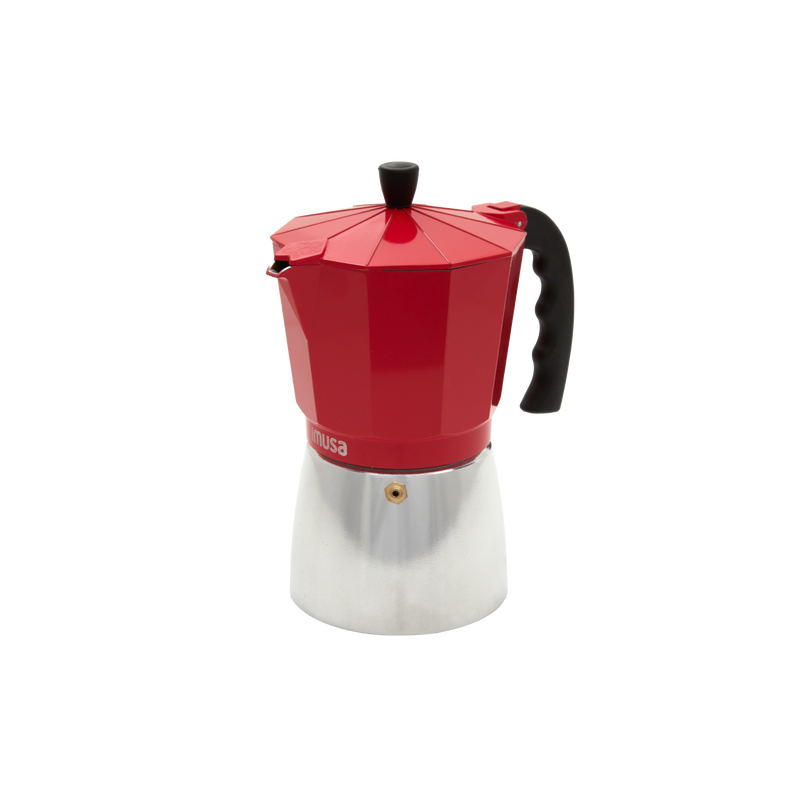 Cafetera Expresso 6 Tazas con Asa Rojo 6116500