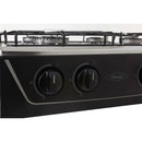 Sobremesa Avellana de 4 puestos con tapa de vidrio color negro - Gas Natural 9001813