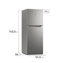 Nevera No Frost Top Mount 197LT Silver ERT23F3C4AS