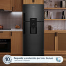 Nevera No Frost Mabe 415LT Black Steel RMP415YCC