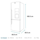 Nevera Bottom Freezer 400 Lts. Brutos Inox Mabe. RMB400IBBRX0