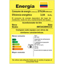 Aire Conv Mabe On/Off 24000BTU 220V Color Blanco MMT24CDBWCCC8