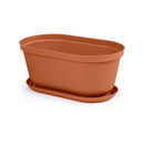 Matera Oval Rafia de 4, Cm Terracota 12997