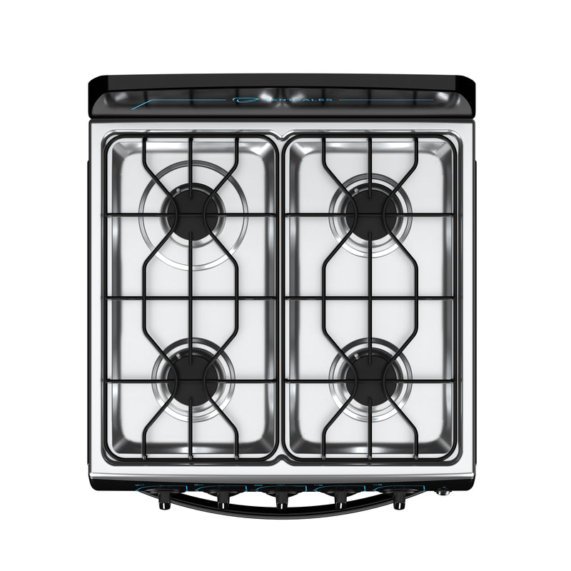 Estufa de Piso Mabe 4 Puestos de 20" 110V Negro CCC20ANXN-5