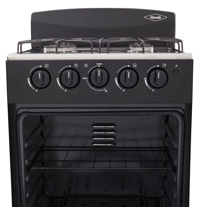 Estufa de piso Romero de 50cm Torre color negro - Gas Propano 9002398