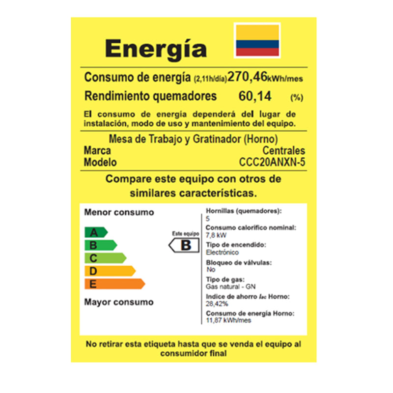 Estufa de Piso Mabe 4 Puestos de 20" 110V Negro CCC20ANXN-5