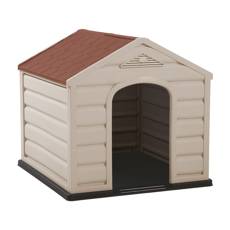 Casa para Perros Negro/Taupe