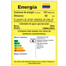 Calentador Mabe Paso 5.5L Tiro Natural GN CIM06C2SSNA