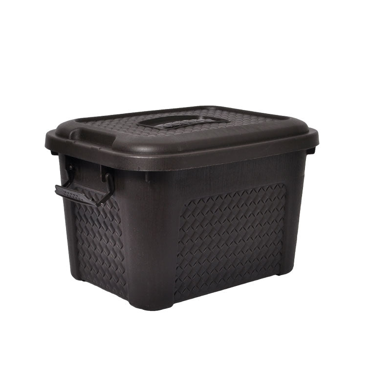 Caja Multiusos Rattan de 15 Litros Café