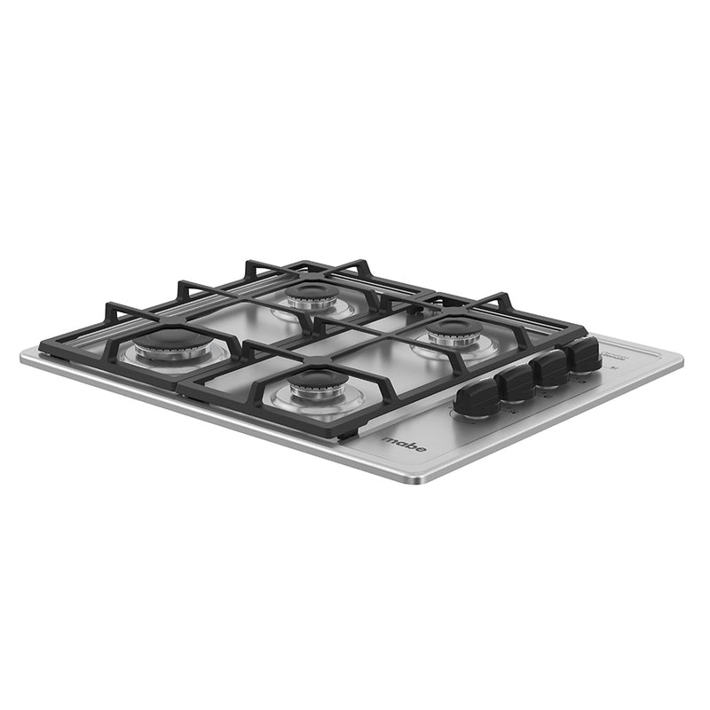 Cubierta de empotrar a Gas Natural 60x50CM 4 Puestos H 110V Inoxidable PM6054NF0