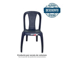 Silla Crystal Sin Brazos Azul Oscuro 1037