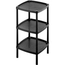 Mesa Multiusos Cuadrada 3 Niveles Negro 2742