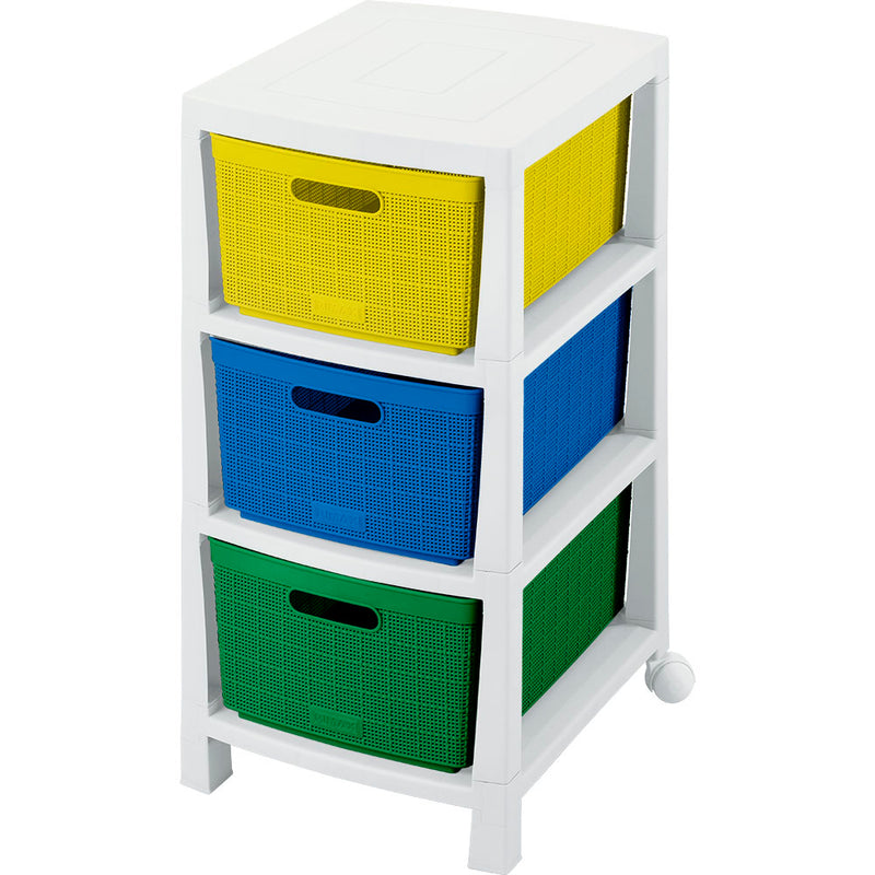 Cajonero Fique 3 Gavetas Aventura 14008