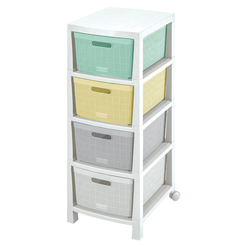 Cajonero Fique 4 Gavetas Bb Combinado 12574