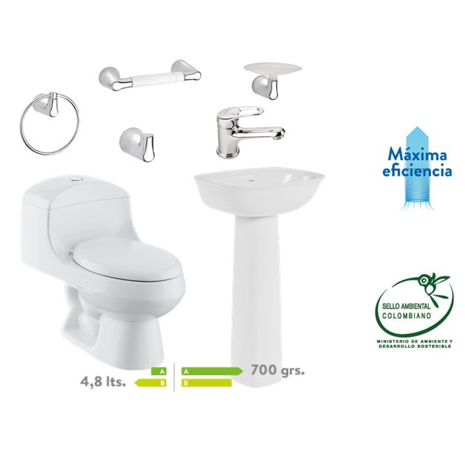 Combo Montecarlo Het Alongado Blanco Single 294331001