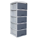 Practimueble Pequeño x 5 Cajones - Rattan - Gris 773