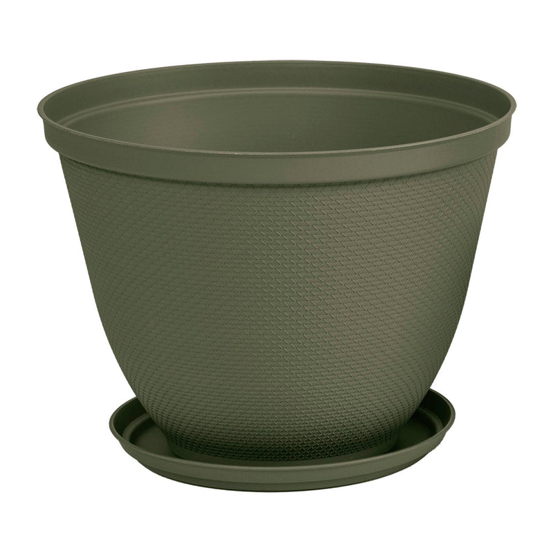 Matera Redonda Red Rafia de 35 Cm Verde Musgo 12991