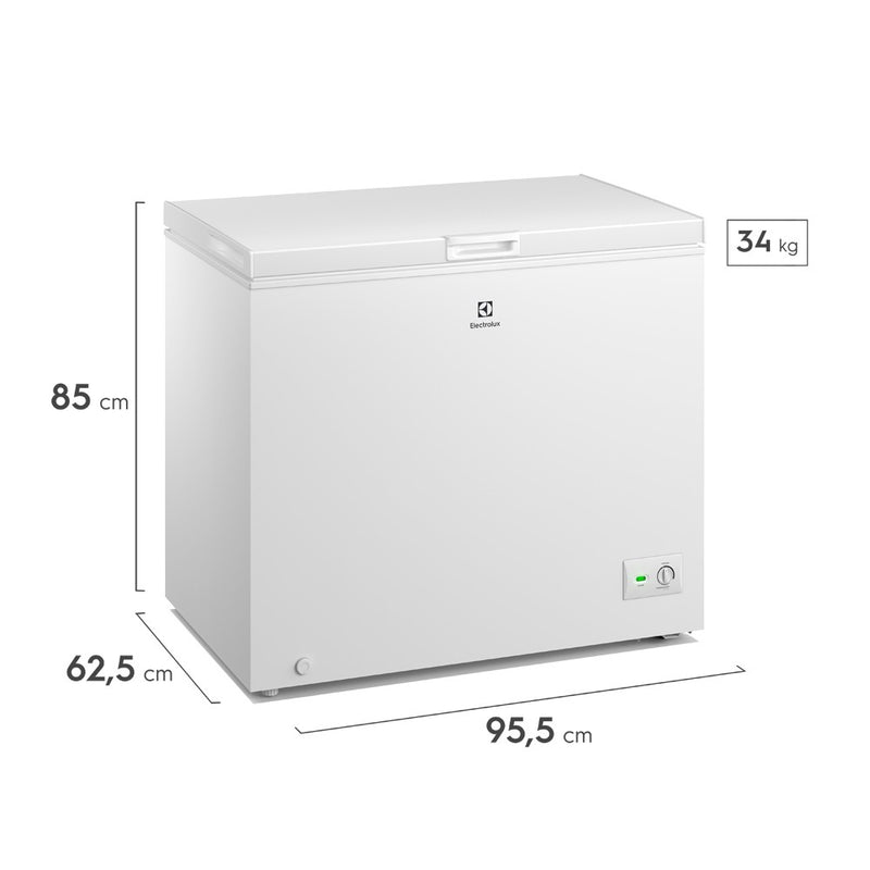 Congelador Horizontal 251LT Blanco EFH25S3C4AW