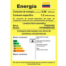 Lavadora Doble Tina 9KG 19LB Color Blanco FWTM09M6BUXW