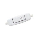 Pulsador de Paso Blanco 001185