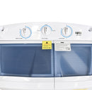 Lavadora Semiautomática Doble Tina 6 Kilos- 13 Libras Lynx Blanco. TXB60