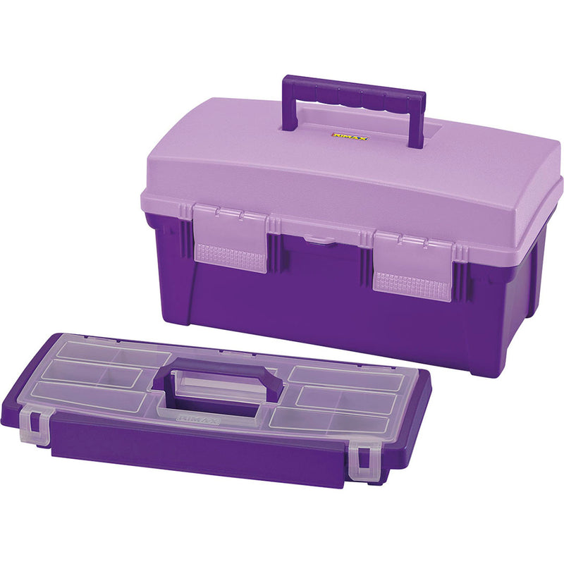 Caja Vanity 16 Pulgadas Morado Lavanda-Rosado Fuerte 11000