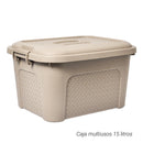 Caja Multiusos Rattan de 15 Litros Nude 01680NUDE