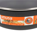 Caldero IMUSA 22cm Antiadherente Tapa Vidrio 8043300