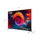 Televisor Smart QLED 70" UHD con Google TV Negro HYLED7007QG