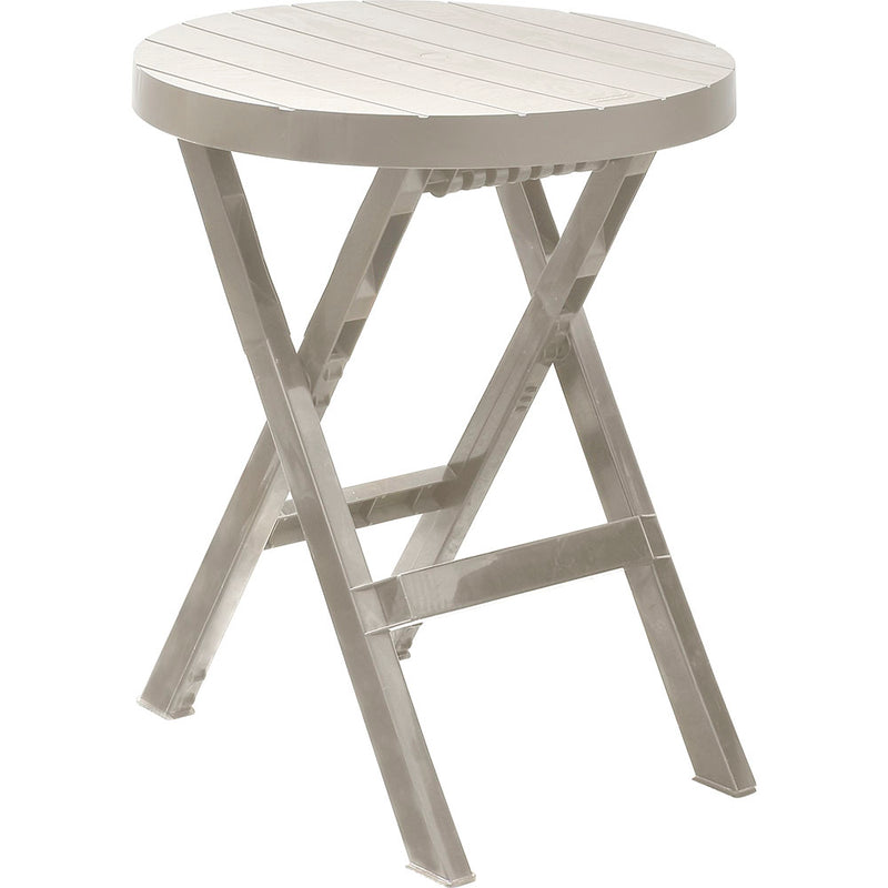 Mesa Plegable Baru Redonda Taupe 12961
