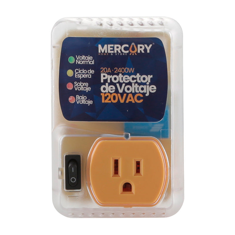 Protector de Voltaje 20A Blister 120V Color Naranja