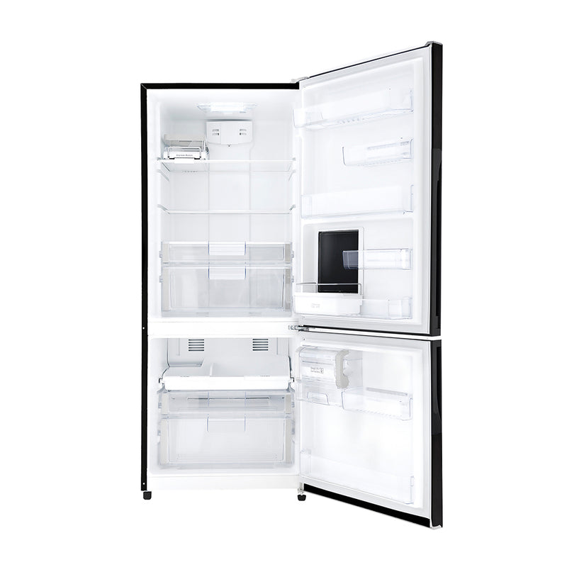 Nevera Bottom Freezer de 542 Litros Color Black Steel