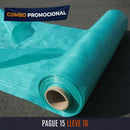 Combo Tela Polipropileno Verde 2x100 m Pague 15 Lleve 16 COMBOTELAVDE15X16