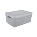 Canasta Fique 13.5L Gris Hielo 12575