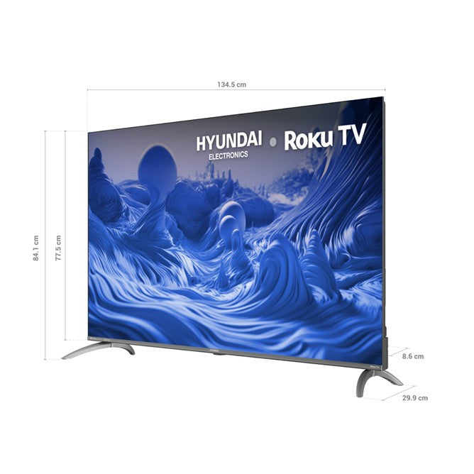 Televisor SMART de 60" LED UHD 4K con OS ROKU NEGRO HYLED6006R4KM