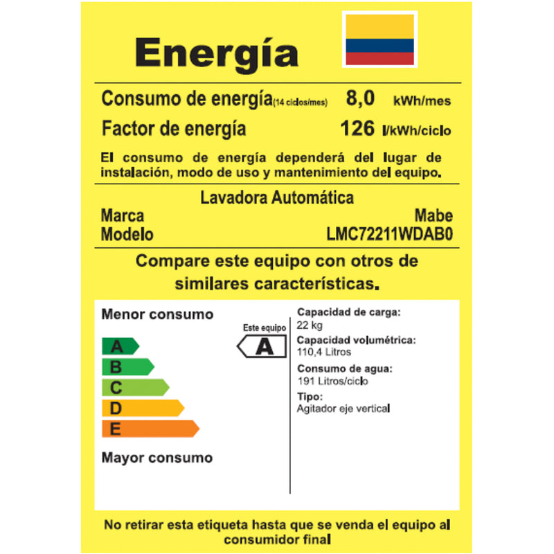 Lavadora Automática de 22 Kg Diamond Gray LMC72211WDAB0