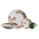 Vajilla Reno de Navidad 4 Puestos 16 Piezas Multicolor VL199H040116