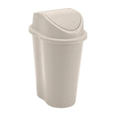 Papelera Style Tapa Vaivén 5 Litros Taupe 8776