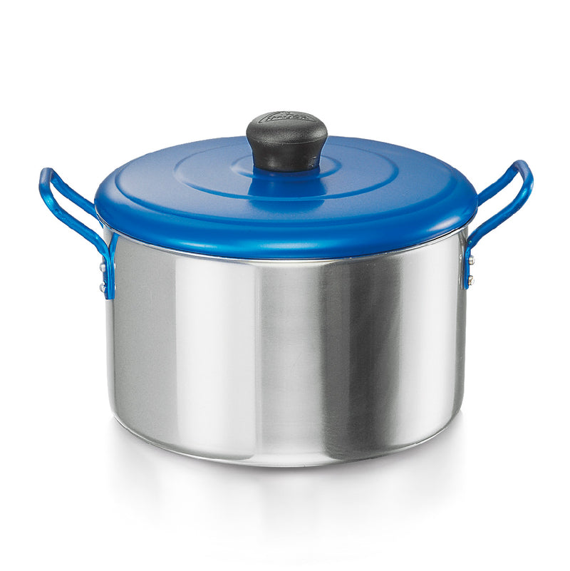 Olla IMUSA 16cm 2 Litros Tapa Azul Aluminio 53000