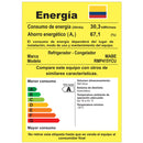 Nevera No Frost Mabe 415LT Inox RMP415YCU