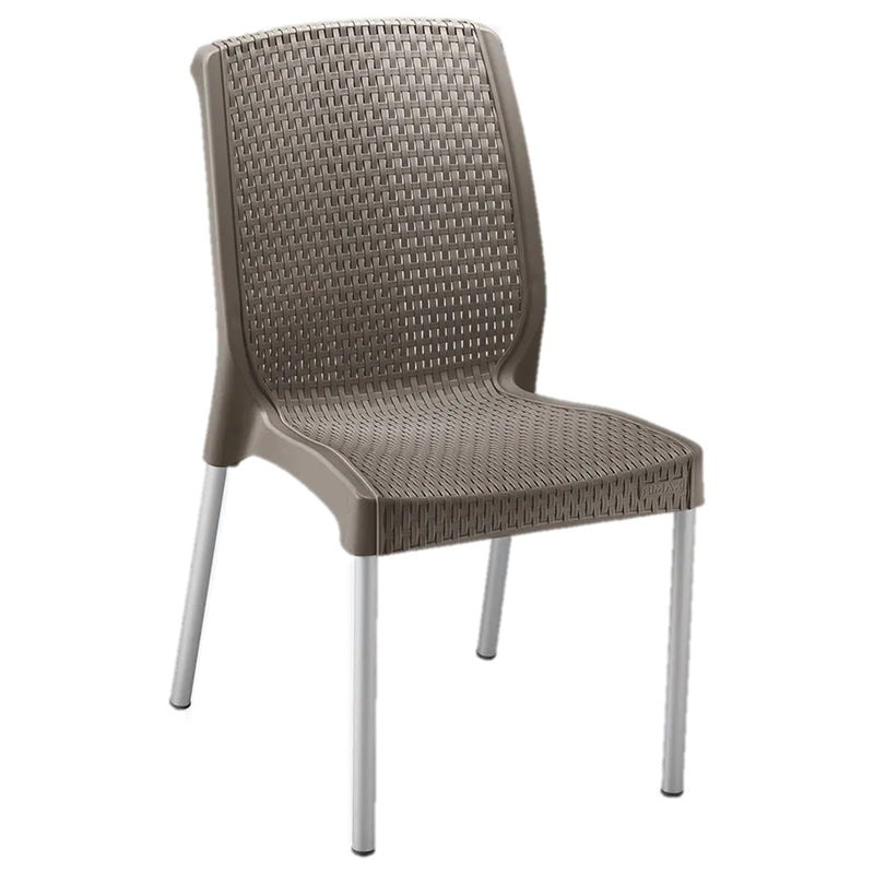 Silla Shia Sin Brazo Mocca 9405