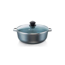 Caldero Antiadherente 18 Cms 1.5 Lts Imusa Tapa Vidrio N.2 8043100