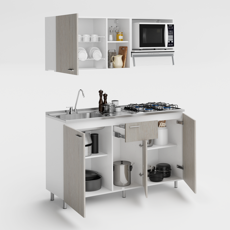 223321-229640    1.50mt Cocina Veneciana de /4 Gas/Pozuelo Izquierdo/Chantillí