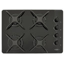 Cubierta para Empotrar de Cristal 60 Cm Negro Gas Propano 9000769