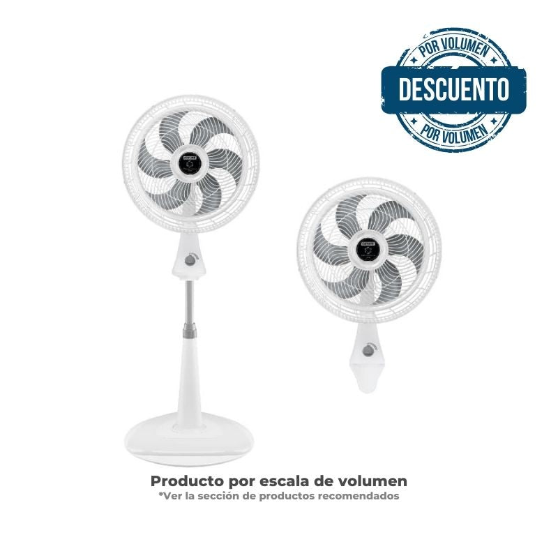 Ventilador SAMURAI Silence Force Plus 2 En 1 Blanco