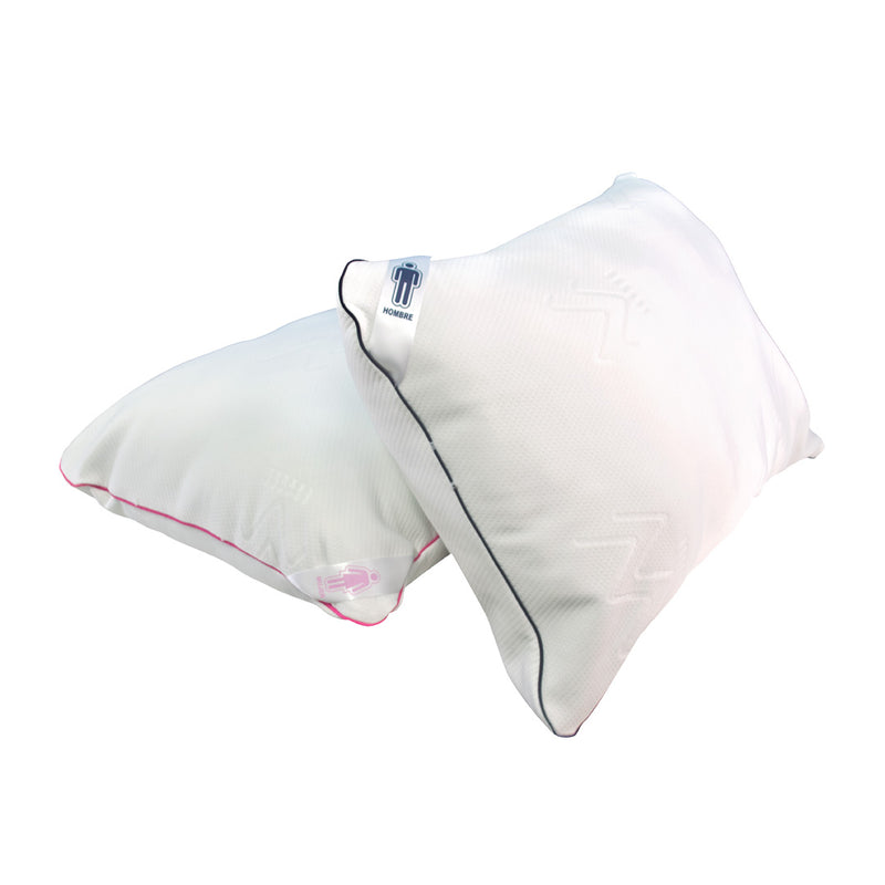 SET X 2 Almohadas Hombre - Mujer 70x50x20 Centímetros